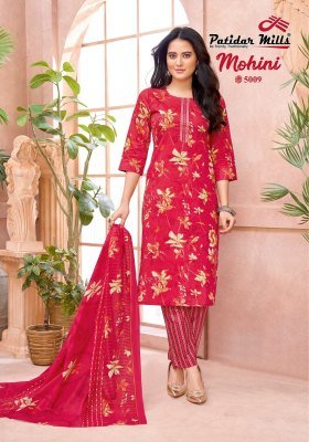 Patidar Mohini Vol-5 Pure Cotton Printed Kurti Pant with Dupatta  kurti pant with dupatta Catalogs