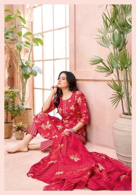 Patidar Mohini Vol-5 Pure Cotton Printed Kurti Pant with Dupatta  kurti pant with dupatta Catalogs
