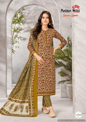 Patidar mills by season special vol 42 cotton printed dress material catalogue at low rate salwar kameez catalogs