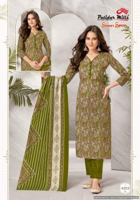 Patidar mills by season special vol 42 cotton printed dress material catalogue at low rate salwar kameez catalogs