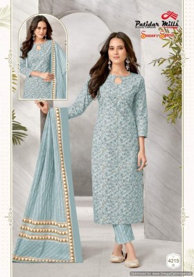 Patidar mills by season special vol 42 cotton printed dress material catalogue at low rate salwar kameez catalogs