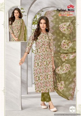 Patidar mills by season special vol 42 cotton printed dress material catalogue at low rate salwar kameez catalogs