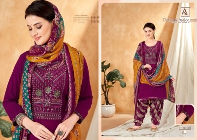 Patiyala fusion 16 by alok suit pure viscose reyon unstitched dress material catalogue salwar kameez catalogs