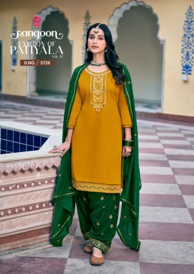 Patiyala vol 37 by rangoon Jam Silk Embroidered Readymade Patiala suit catalogue at affordable rate  readymade suit catalogs