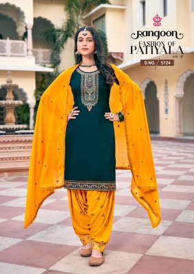 Patiyala vol 37 by rangoon Jam Silk Embroidered Readymade Patiala suit catalogue at affordable rate  readymade suit catalogs