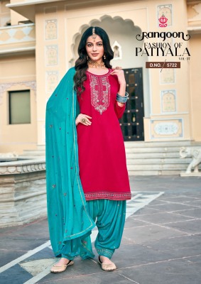 Patiyala vol 37 by rangoon Jam Silk Embroidered Readymade Patiala suit catalogue at affordable rate  readymade suit catalogs