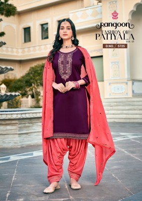 Patiyala vol 37 by rangoon Jam Silk Embroidered Readymade Patiala suit catalogue at affordable rate  readymade suit catalogs