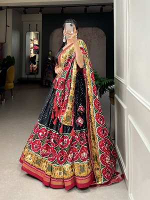  Patola Print magic stunning lehenga Choli Single Wholesale  lehenga choli