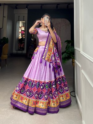  Patola Print magic stunning lehenga Choli Single Wholesale  lehenga choli