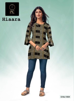 Pc by Hiaara vol 1 pure reyon printed short tops catalogue at affordable rate Amavi