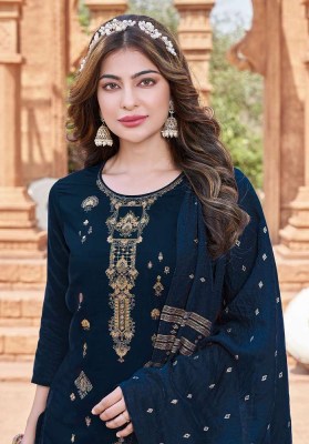 Pink mirror new tiara Viscose Silk Kurti Pant with Dupatta set catalogue buy wholesale  kurtis catalogs