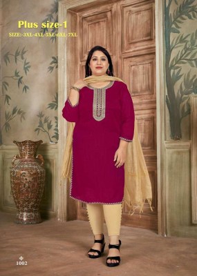 Plus Size vol 1 Russian Silk Kurti with dupatta set catalogue wholesaler  Amavi