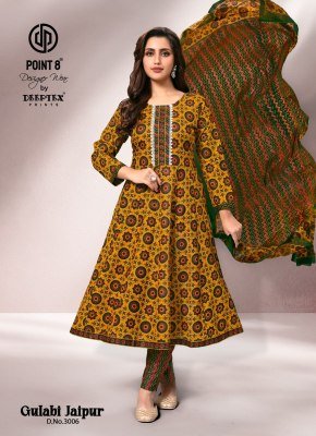 Point 8 By Deeptex Gulabi Jaipur Vol 3 Readymade Anarkali Kurti Pant With Dupatta  Wholesale Price  readymade suit catalogs