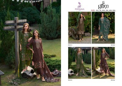 Poonam Designer Glam Muslin Kurti Set with Embroidery And Digital Print, Mal-Mal Cotton Inner, and Tassel Dupatta Wholesale kurtis catalogs