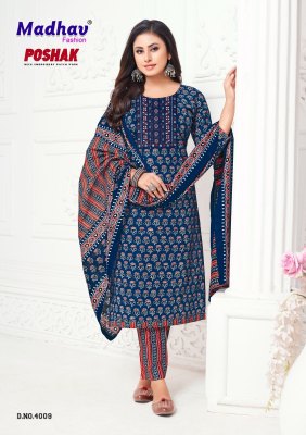 Poshak With Patch Vol 4 by Madhav Pure Cotton Printed With Neck Embroidery readymade suit set readymade suit catalogs
