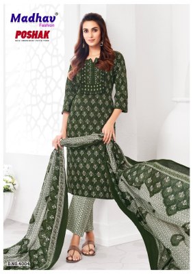 Poshak With Patch Vol 4 by Madhav Pure Cotton Printed With Neck Embroidery readymade suit set readymade suit catalogs