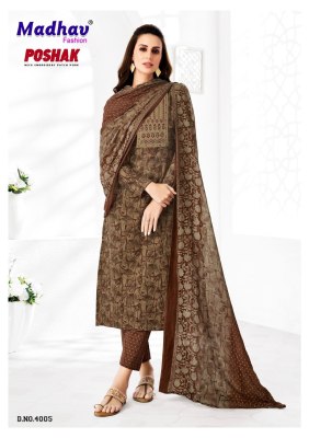 Poshak With Patch Vol 4 by Madhav Pure Cotton Printed With Neck Embroidery readymade suit set readymade suit catalogs