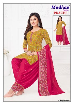 Prachi vol 9 by Madhav Heavy Quality Cotton printed dress material catalogue at low rate salwar kameez catalogs
