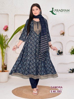 Pragyan Samora Vol 2  Modal Chanderi Anarkali Set with Embroidered Aster Dupatta And Roman Silk Pant Wholesale  kurtis catalogs