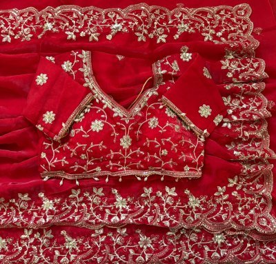 Pranavi S4041–S4045 Fendy Satin Designer Embroidery Saree sarees catalogs