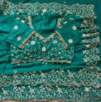 Pranavi S4041–S4045 Fendy Satin Designer Embroidery Saree sarees catalogs