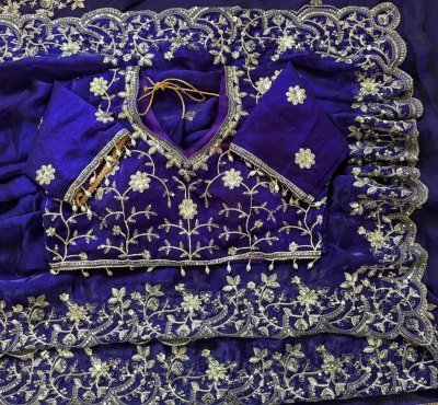 Pranavi S4041–S4045 Fendy Satin Designer Embroidery Saree sarees catalogs