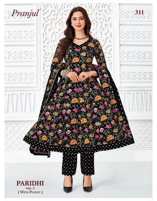 Pranjul Paridhi Vol 3 Pure Cotton Anarkali Suits Set readymade suit catalogs