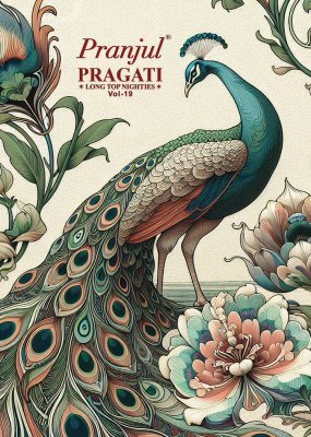 Pranjul Pragati Vol-19 Nighty Gown – Pure Cotton Printed Nighty night wear catalogs