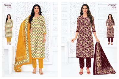 Pranjul Priyanka Vol 27 dress material heavy cotton catalogue wholesale rate  dress material catalogs