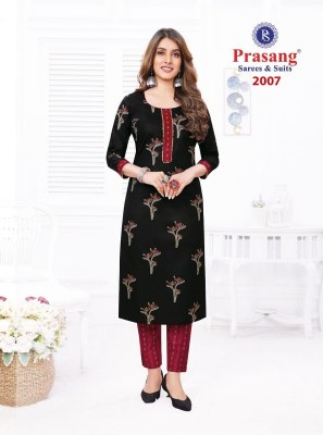 Prasang by Alfa Vol-2 fancy pure cotton printed kurti with pant catalogue at wholesale rate kurtis catalogs