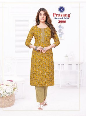 Prasang by Alfa Vol-2 fancy pure cotton printed kurti with pant catalogue at wholesale rate kurtis catalogs