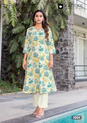 Preetkala by Kadlee Reyon printed hand work western top collection at low rate western wear catalogs