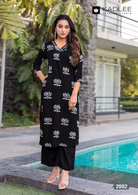 Preetkala by Kadlee Reyon printed hand work western top collection at low rate western wear catalogs