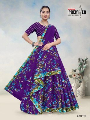 Premier South Malai Vol-3 Heavy Cotton Printed Saree with Blouse sarees catalogs