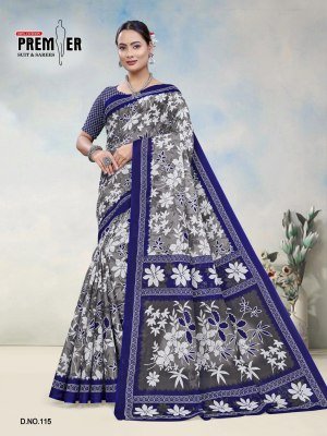 Premier South Malai Vol-3 Heavy Cotton Printed Saree with Blouse sarees catalogs