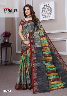 Premier Vasudha Vol 1 Cotton Printed Saree catalogue wholesaler  sarees catalogs