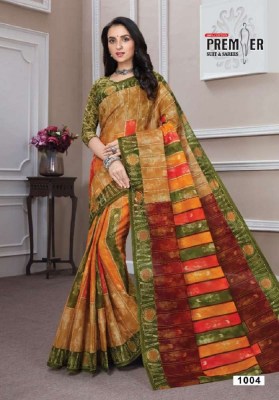Premier Vasudha Vol 1 Cotton Printed Saree catalogue wholesaler  sarees catalogs
