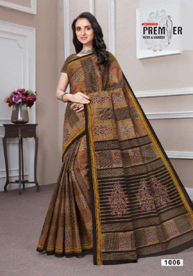 Premier Vasudha Vol 1 Cotton Printed Saree catalogue wholesaler  sarees catalogs