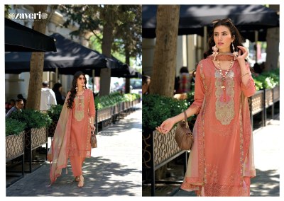 Premium 1 by Zaveri Cotton Embroidered top bottom and dupatta catalogue at low rate readymade suit catalogs
