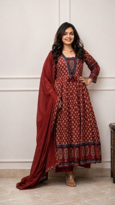 Premium 3PC Gown Collection Cotton Taj  Size wise Combo Set