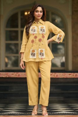Premium Boutique Co-Ord Set Collection – Floral Appliqué Patch and Embroidery Work  wholesale catalogs