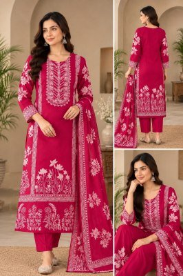 Premium Cotton 3-Piece Suit Collection – Combo Set Size wise Combo Set