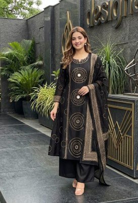 Premium Cotton A - line3 Pcs Collection – Kurti, Pant and Dupatta Size wise Combo Set