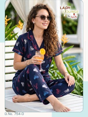 Premium Cotton Hojiyari Ladies Night Suit night wear catalogs