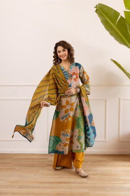 Premium Cotton Placement Print 3-Piece Collection Combo Set 
