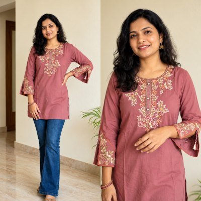 Premium Designer Cotton Top Collection – Heavy Work Tops wholesale catalogs
