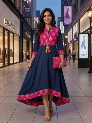 Premium Long Gown Collection Heavy Rayon Printed Gown 