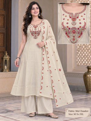 Premium Mul Chanderi 3-Piece Palazzo Suit Collection wholesale catalogs