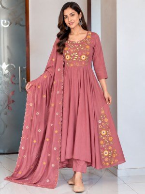 Premium Mul Chanderi Top Bottom Dupatta Combo Set Size wise Combo Set
