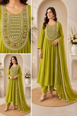 Premium Mul Chanderi Top Bottom Dupatta Combo Set Size wise Combo Set
